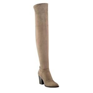 Taupe Suede Boots